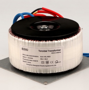 Coils 480W Stabilizer Transformer Toroidal Shape for Electronic Communications Output Voltage 12V