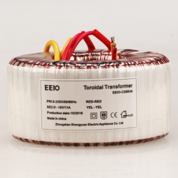 200W Stabilizer Transformer Power Voltage from 220V to 18V Output Voltage With Toroidal Coils